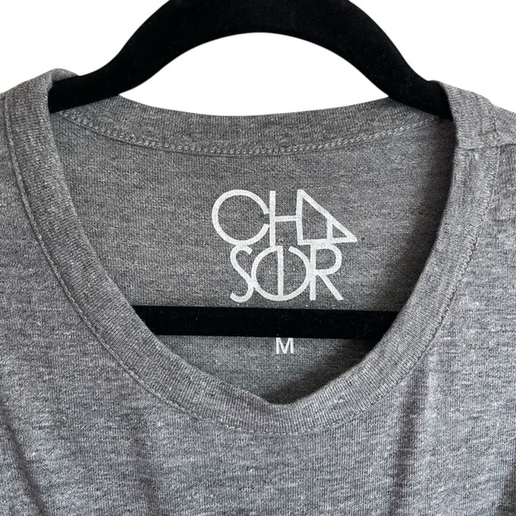 Chaser Gray and Gold Muscle Tank Tee with Brooklyn Graphic Medium NWOT - Picture 7 of 7